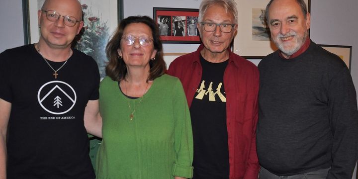 V.l.n.r.: Thomas Heger, Ellen Sehn-Striebinger, Rolf Weiler, Dieter Wagenblaß