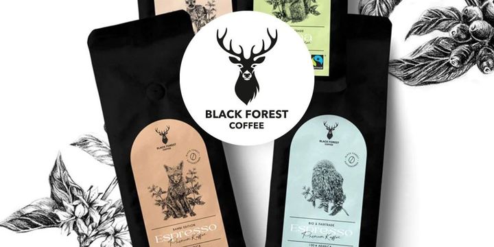 15 % Rabatt auf das gesamte Black Forest Coffee Sortiment