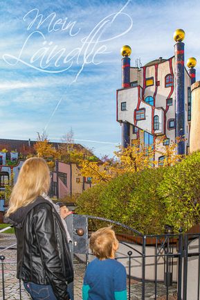 Hundertwasser-Architektur Wohnen unterm Regenturm in Plochingen