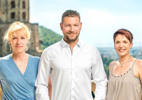 Trio mit Schloss: Susanne Kahlig, Oliver Miltner und Marina Kling sind zusammen event & eventchen 