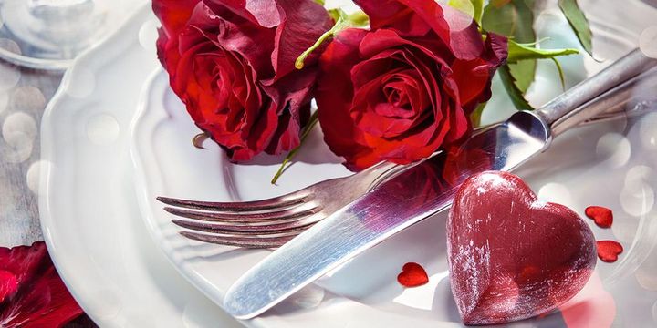 Date im Restaurant zum Valentinstag