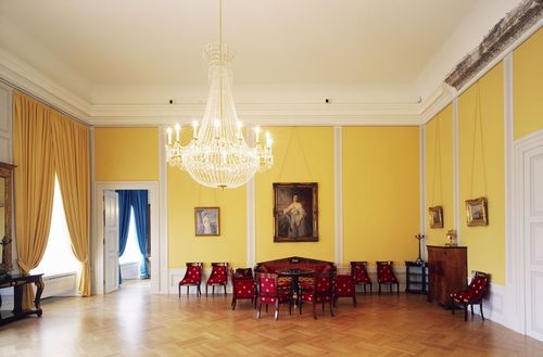 Gelber Salon im Barockschloss Mannheim