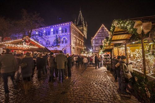 Weihnachtsmarkt Bad Wimpfen bei Nacht