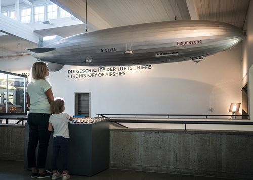 Modell im Zeppelin Museum