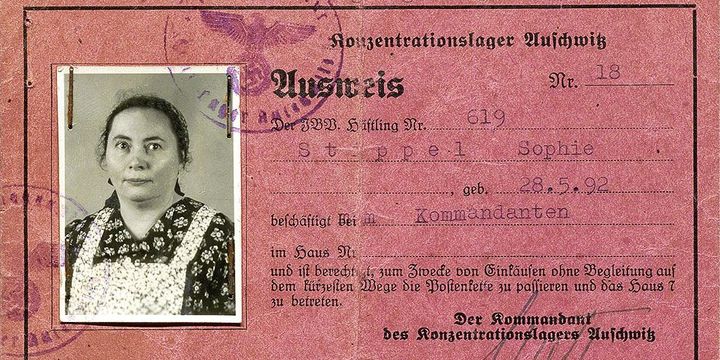 Sophie Stippels Ausweis des KZ Auschwitz, in dem sie am 26. März 1942 ankam.