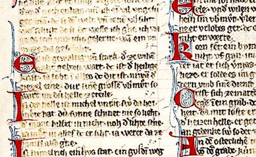 Spervogels Weihnachtsgedicht im Codex Manesse