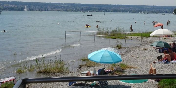 Das Gebiet Bodensee (hier das Strandbad "Hörnle" in Konstanz) hat 2022 sogar mehr Touristen angezogen als vor der Corona-Krise im Jahr 2019.