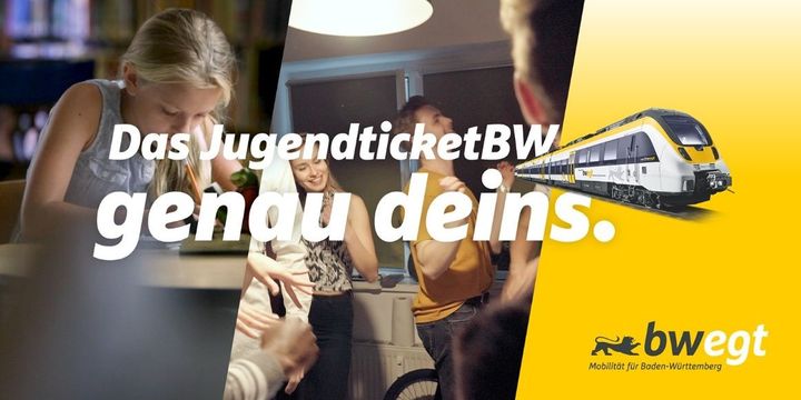 Das JugendticketBW – für 1 pro Tag durch ganz Baden-Württemberg im Nahverkehr