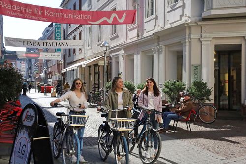 Fahrradbummel in der Karlsruher Innenstadt