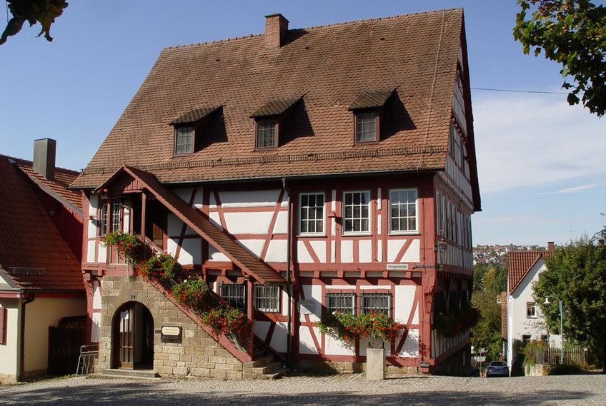 Das Museum befindet sich im ehemaligen Rathaus, einem Fachwerkhaus von 1563