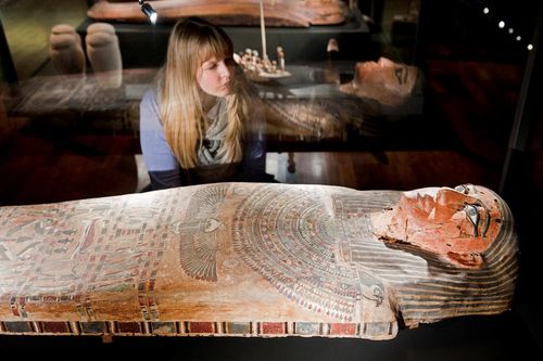 Eine Ausstellungsimpression von "Ägypten" der Reiss-Engelhorn-Museen Mannheim.