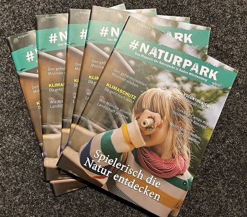 Titelbild der neuen Ausgabe des Magazins #Naturpark