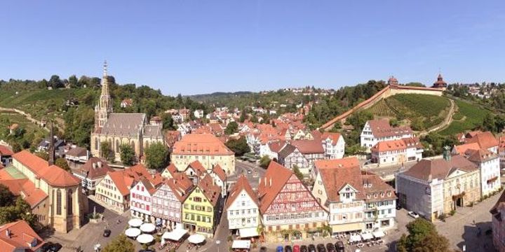 Panorama von Esslingen am Neckar