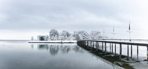 Schnee am Bodensee