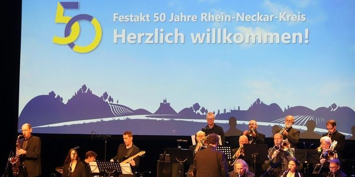 Rhein-Neckar Jazz Orchester auf der Bühne des Palatin