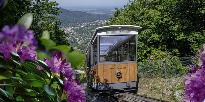 Merkur Bergbahn in Baden-Baden