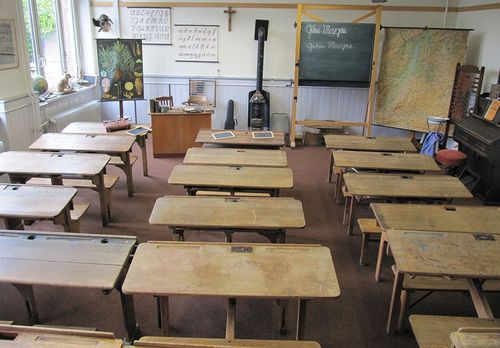 Klassenzimmer im Badischen Schulmuseum