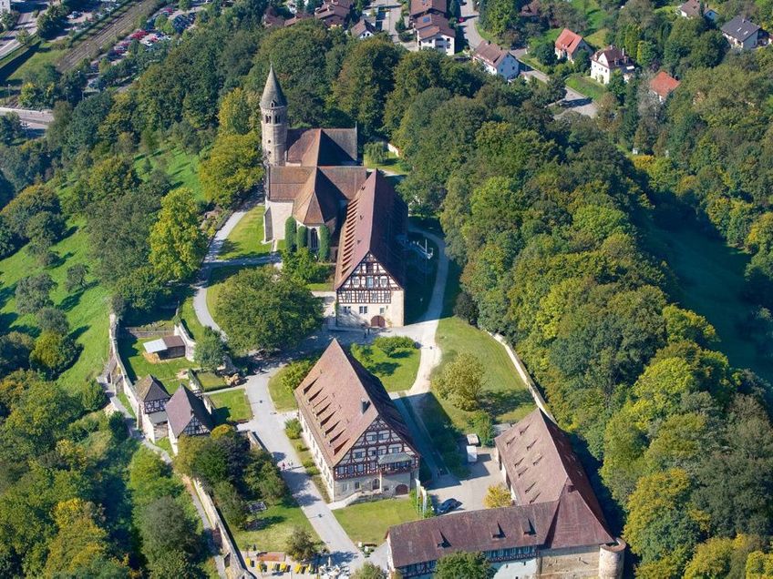 Kloster Lorch aus der Luft