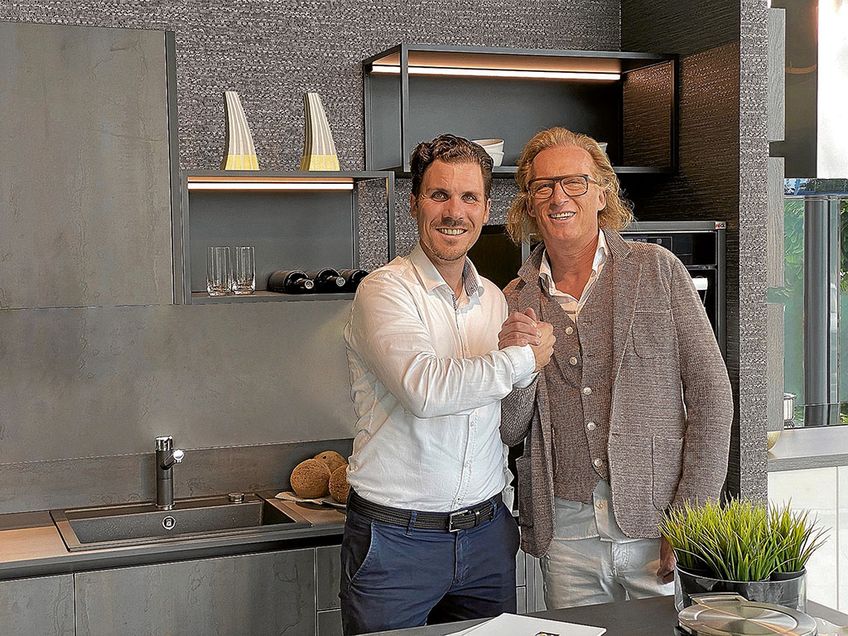  Peter Röck und Ulrich Weninger im Küchenstudio Röck