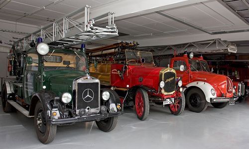 Feuerwehrmuseum Kirchheim - Fahrzeughalle