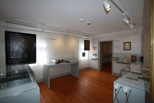 Ausstellung im Obergeschoss, Raum 1