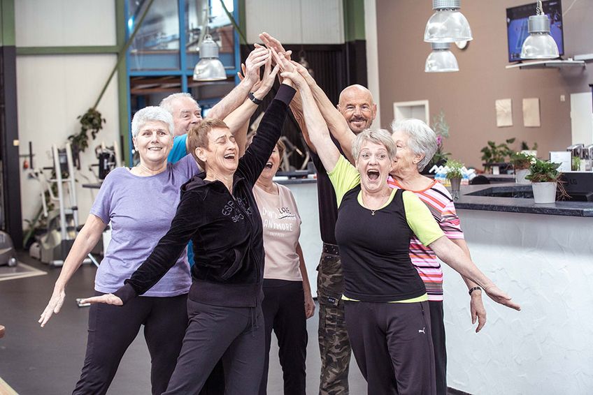 Senioren-Fitnessgruppe bei MMotion in Güglingen