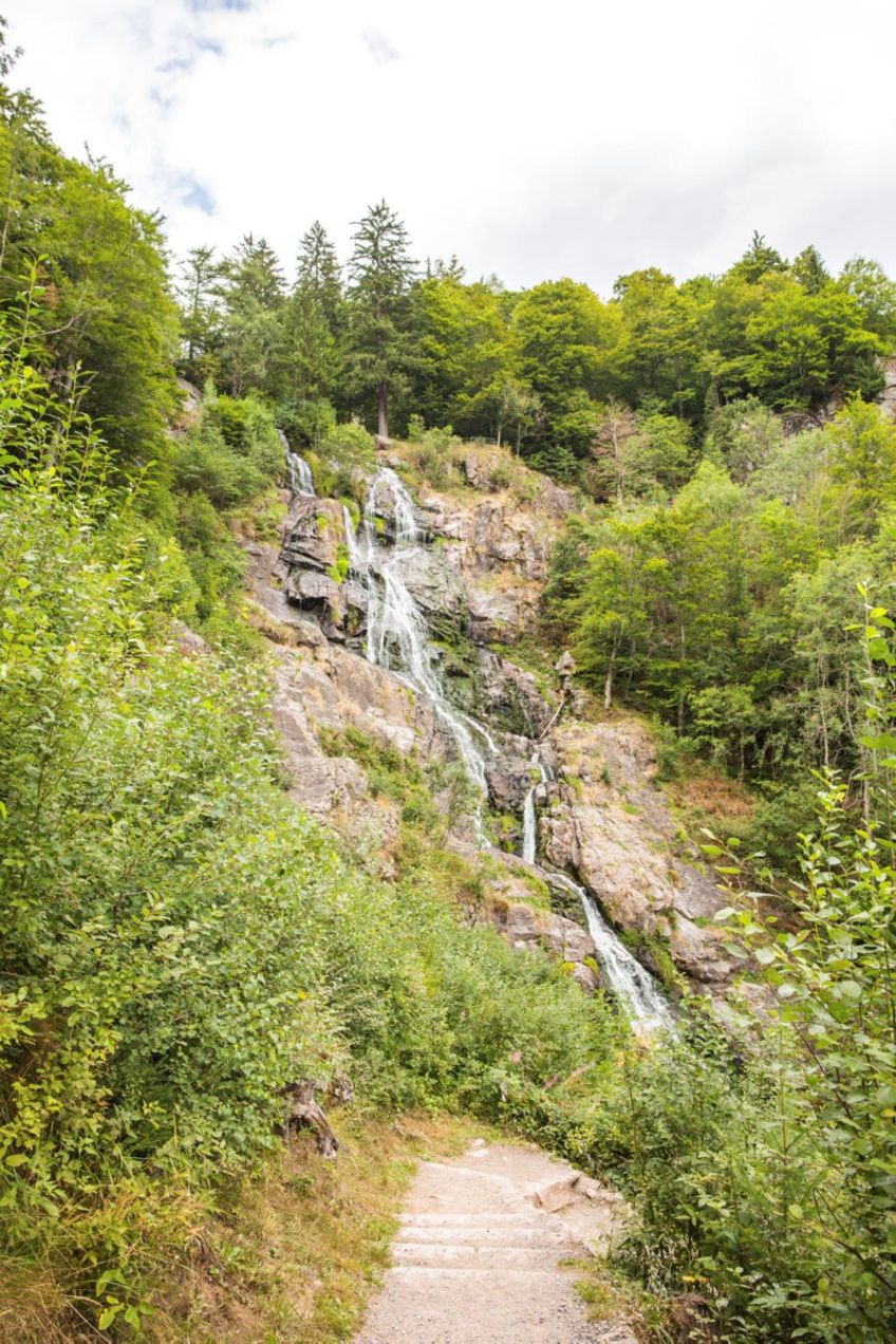 Todtauer Wasserfall aus der Ferne 
