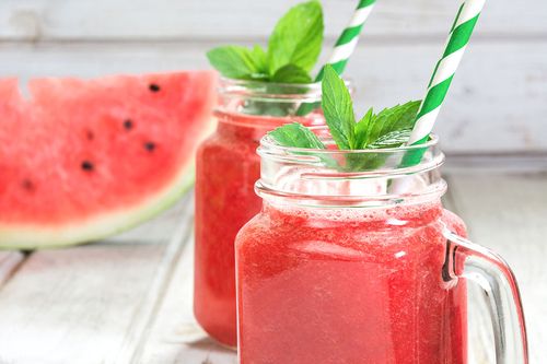 Erfrischung aus Wassermelone