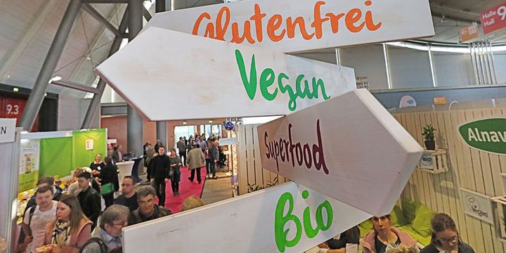 Die veggie & frei von Ernährungsmesse in Stuttgart