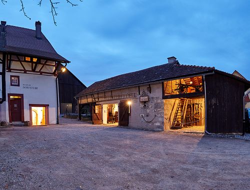Hof des Museums Dorfstube Ötlingen