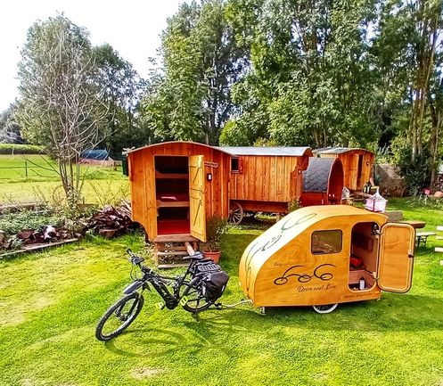Der Fahrrad-Camper ist kleiner als jedes Tiny-House.