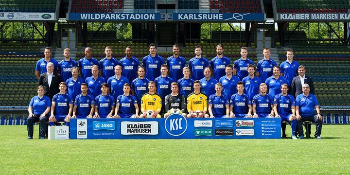 Karlsruher SC Mannschaftsbild 2018-19