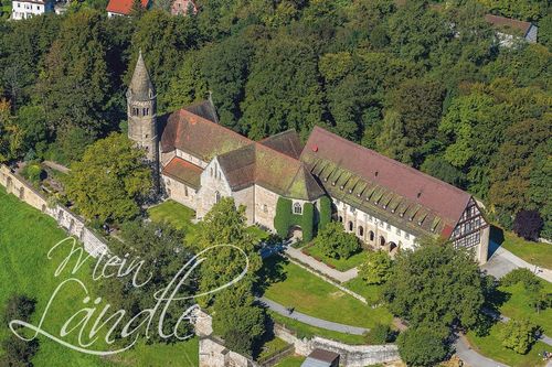 Benediktinerkloster Lorch aus der Luft